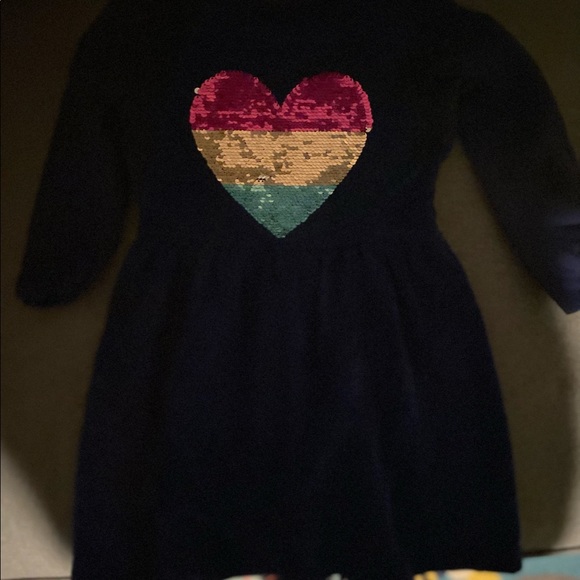 Dress with sequins details - Picture 4 of 8